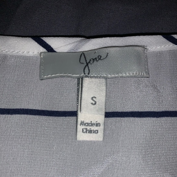 striped white joie tank top - Picture 2 of 2